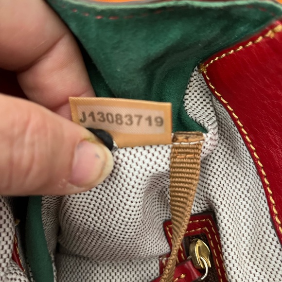 Dooney & Bourke EUC  Florentine Leather Large Zip Barlow - Picture 11 of 15